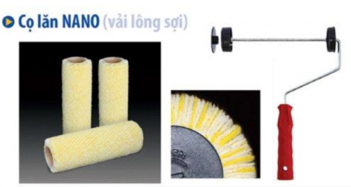 Cọ lăn Nano (vải sợi lông)