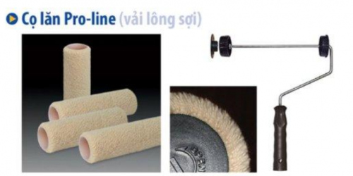 Cọ lăn Pro-line (vải lông sợi)