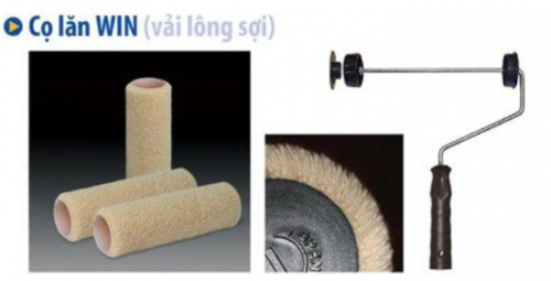 Cọ lăn Win ( vải lông sợi)