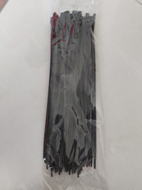 Dây rút nhựa đen (8x300mm)