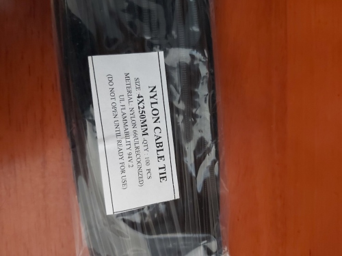 Dây rút nhựa đen (4x250mm)