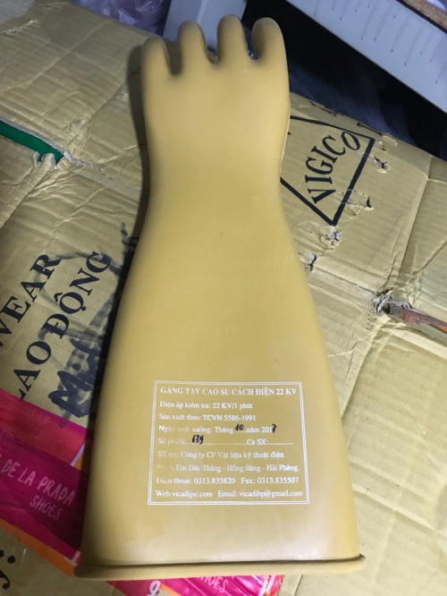Găng tay cách điện 22kv