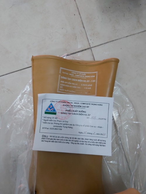 Găng tay cách điện hạ áp